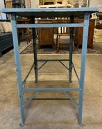 Vintage tafel metaal, werktafel, Ophalen