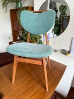 4 vintage houten stoelen, Ophalen, Zo goed als nieuw, Bruin