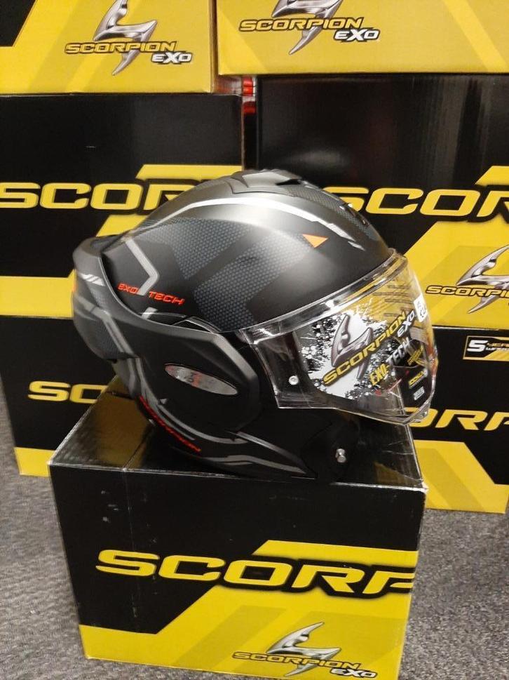 Scorpion exo tech square helm XS motor helm systeemhelm XS, Motoren, Kleding | Motorhelmen, Dames, Heren, Systeemhelm, XS, Overige merken