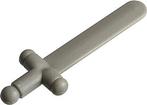 Lego Dark Gray Minifigure, Weapon Sword, Shortsword, Ophalen of Verzenden, Nieuw, Losse stenen, Lego