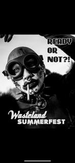 4 tickets wasteland summerfest, Tickets en Kaartjes, Twee personen