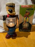 Popeye tin litho Lantern Linemar toy's met doos, Antiek en Kunst, Antiek | Speelgoed, Ophalen of Verzenden