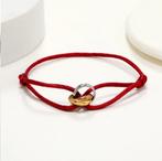 Stijlvolle armbanden - zwart en bordeauxrood, Sieraden, Tassen en Uiterlijk, Armbanden, Ophalen of Verzenden, Nieuw, Zwart, Overige materialen