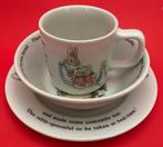 Wedgwood Beatrix Potter Peter Rabbit  3 delig Kinder Set, Nieuw, Ophalen of Verzenden, Bord(en), Overige stijlen