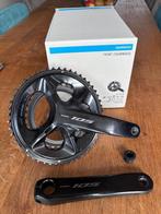 Crankset Shimano 105 FC-R7100 2x12 speed 172,5mm 50/34, Fietsen en Brommers, Fietsonderdelen, Crankstel of Pedalen, Racefiets