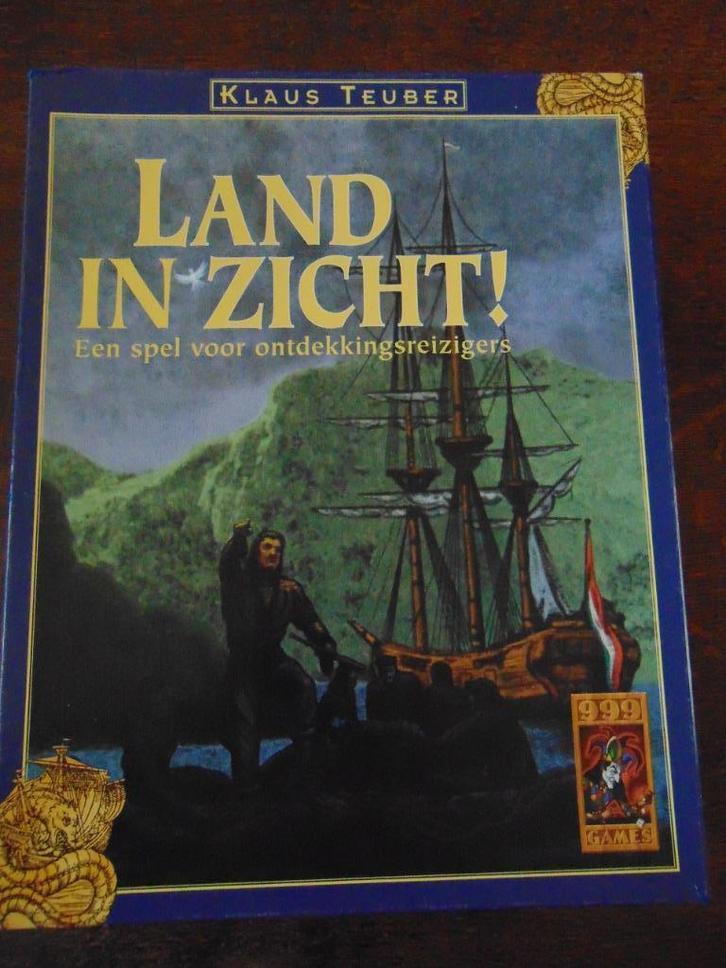 Land in Zicht Spel van 999 Games, Hobby en Vrije tijd, Gezelschapsspellen | Bordspellen, Zo goed als nieuw, Een of twee spelers