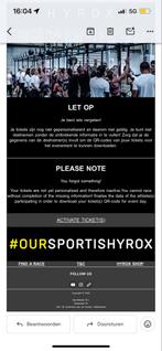 Hyrox Amsterdam 2026 doubles woman, Tickets en Kaartjes, Evenementen en Festivals