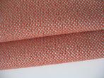 De Ploeg Bolster 81; oranje+lichtgrijs; 2,5 meter meubelstof, Overige materialen, 120 cm of meer, Oranje, Ophalen of Verzenden
