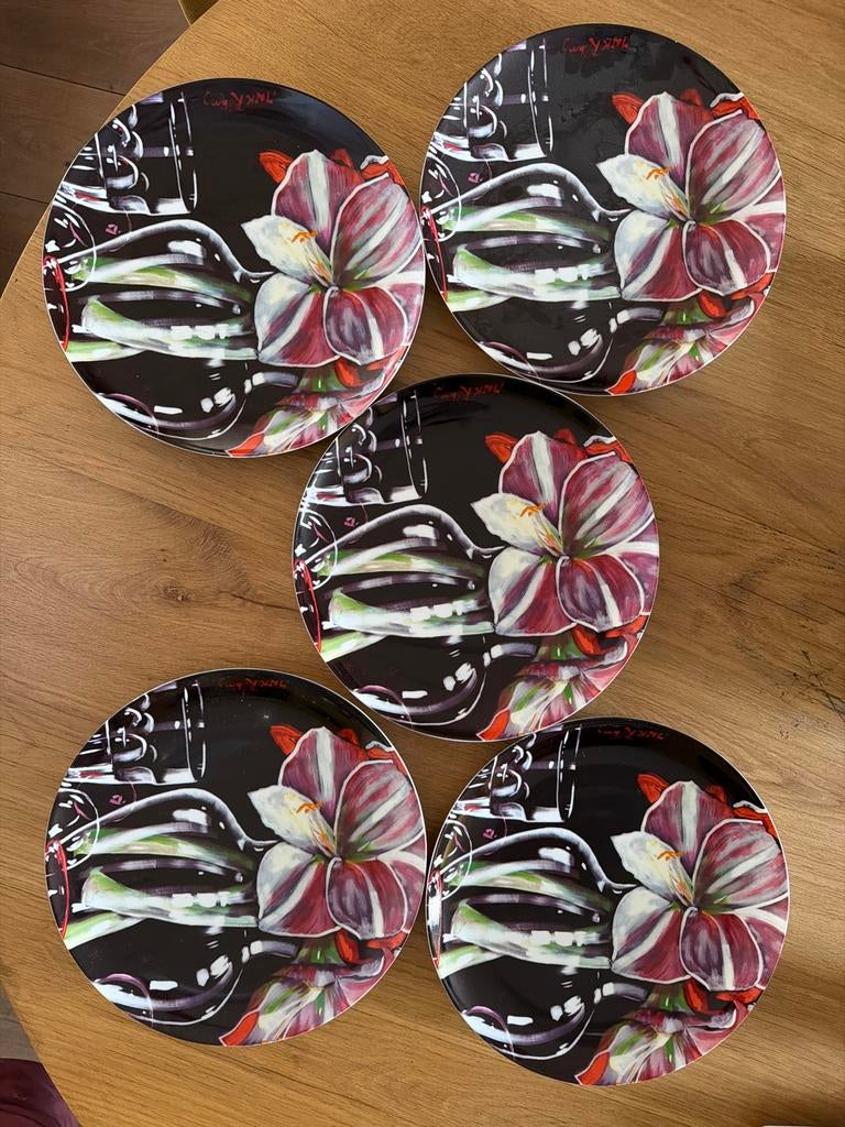 5 Schoonhoven Keramiek Borden - Nieuw, Huis en Inrichting, Ophalen of Verzenden, Nieuw, Keramiek, Bord(en)