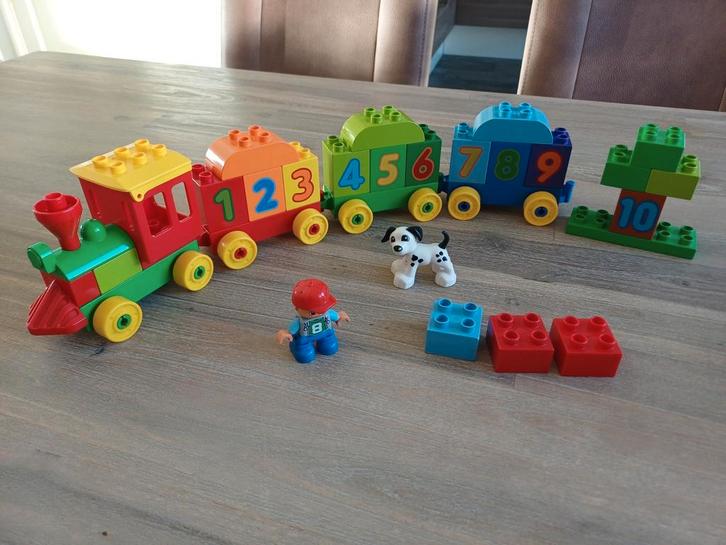 Duplo Getallentrein 10558 - Compleet!, Kinderen en Baby's, Speelgoed | Duplo en Lego, Zo goed als nieuw, Duplo, Complete set, Ophalen of Verzenden