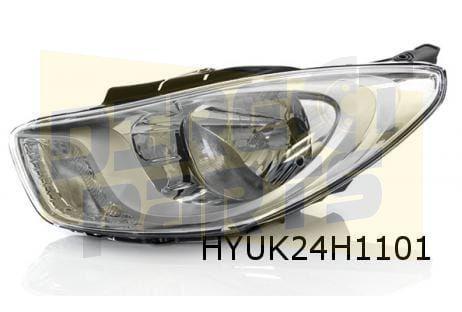 Hyundai i10 koplamp Links chrome Origineel! 921010X120, Auto-onderdelen, Verlichting, Hyundai, Nieuw, Verzenden