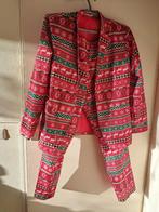 kerstkleding man stropdas broek en jas mt XL 54/56 +overhemd, Ophalen of Verzenden, Zo goed als nieuw, Maat 46/48 (XL) of groter