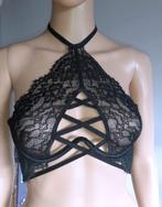 Niet voorgevormde Bh Hunkemoller Private zwart corset 75B, Ophalen of Verzenden, Zwart, BH