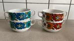 Monopoli Italië mok kom porselein retro, Ophalen of Verzenden, Zo goed als nieuw, Kom(men), Overige stijlen