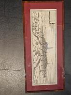 Prent van Groningen naar Antiek voorbeeld, Antiek en Kunst, Kunst | Etsen en Gravures, Ophalen of Verzenden