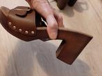 ZGAN! Mooie muiltjes/klompjes mt 40 /18,- incl verzenden, Rainbow, Bruin, Verzenden, Sandalen of Muiltjes