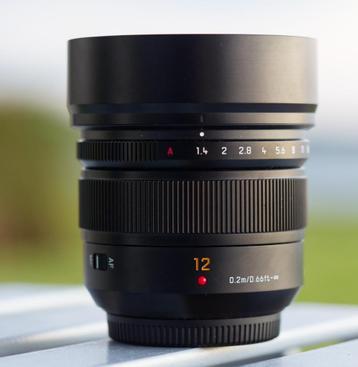 Panasonic Leica DG Summilux MFT 12mm F1.4, als NIEUW! beschikbaar voor biedingen