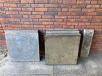 Terras- Oprittegel Schellevis 60*60*5 Antraciet (8)., Tuin en Terras, Ophalen, Gebruikt, Minder dan 5 m², Beton