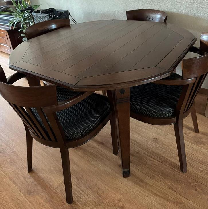 Prachtige eetkamerset, in keurige staat!, Huis en Inrichting, Complete eetkamers, Zo goed als nieuw, 4 tot 6 stoelen, Ophalen