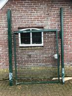 Looppoort groen gecoat, Ophalen, Gebruikt, IJzer, 200 cm of meer
