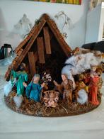 Prachtig houten beeld van de Kerststal, Ophalen of Verzenden, Gebruikt