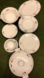 Rosenthal Porseleinen Diner servies- Bloemendecor, Huis en Inrichting, Keuken | Servies, Ophalen, Gebruikt, Bord(en), Overige stijlen