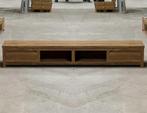 tv dressoir Japandi teak hout 240 en 180cm, Ophalen, Japandi, Nieuw, 200 cm of meer