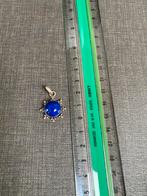 Hanger zilver met lapis lazuli, Ophalen of Verzenden, Zilver