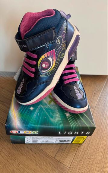 Nieuwe geox lampjes schoenen eenhoorn maat 33 nieuw in doos! beschikbaar voor biedingen