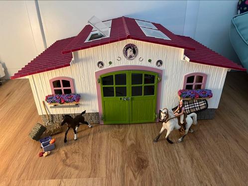 Schleich manege met afneembaar dak 42344, Verzamelen, Speelgoed, Zo goed als nieuw, Ophalen of Verzenden