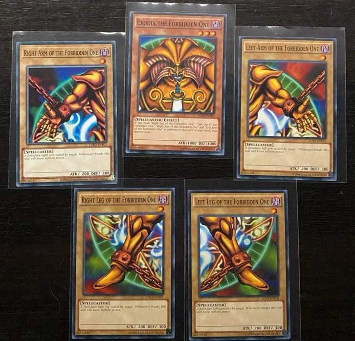 Yu-Gi-Oh! Complete Exodia Set LDK2 Print !, Hobby en Vrije tijd, Verzamelkaartspellen | Yu-gi-Oh!, Zo goed als nieuw, Meerdere kaarten