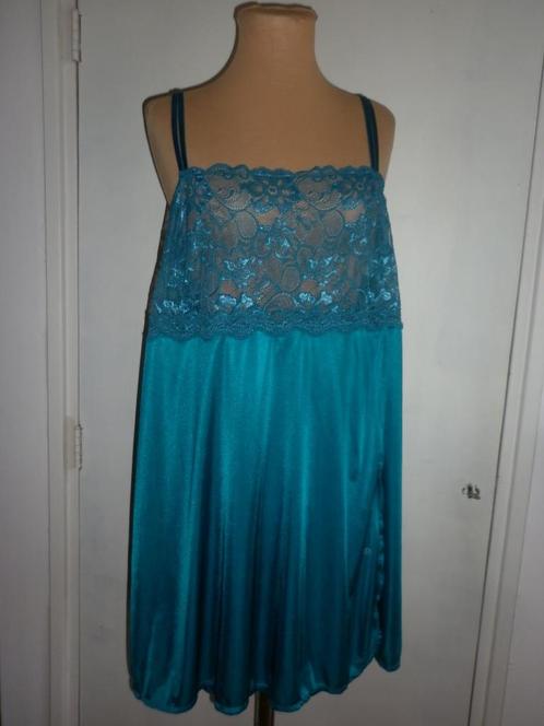 nachthemd maat 52/54, Kleding | Dames, Ondergoed en Lingerie, Nachtkleding, Groen, Verzenden
