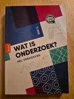 Wat is onderzoek? - Hogere Hotelschool - ZGAN, Ophalen of Verzenden, Zo goed als nieuw, HBO, Nel Verhoeven