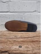 Exit - Mooie donkerblauwe leren loafers maat 38 - Nieuw €110, Nieuw, Blauw, Exit, Ophalen of Verzenden