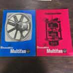 Brouwers Multifan Documentatie - 2 Stuks, Ophalen of Verzenden