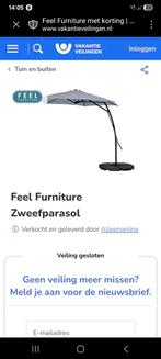 Zweefparasol, exclusief parasoltegels, Ophalen, Zo goed als nieuw, Zweefparasol