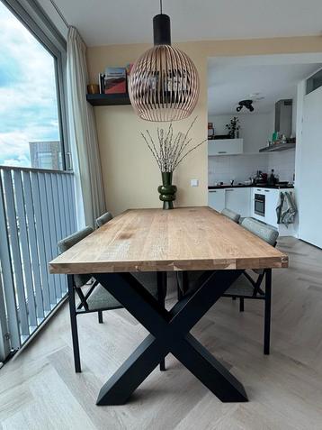 Metalox Eettafel 200x100 met X-poot beschikbaar voor biedingen