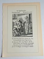 Jan Luyken Prent: De Tapeitwerker (Tapijtwerker), Antiek en Kunst, Kunst | Etsen en Gravures, Ophalen of Verzenden