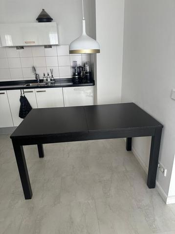 IKEA BJURSTA Uitschuifbare Tafel Bruin Zwart beschikbaar voor biedingen