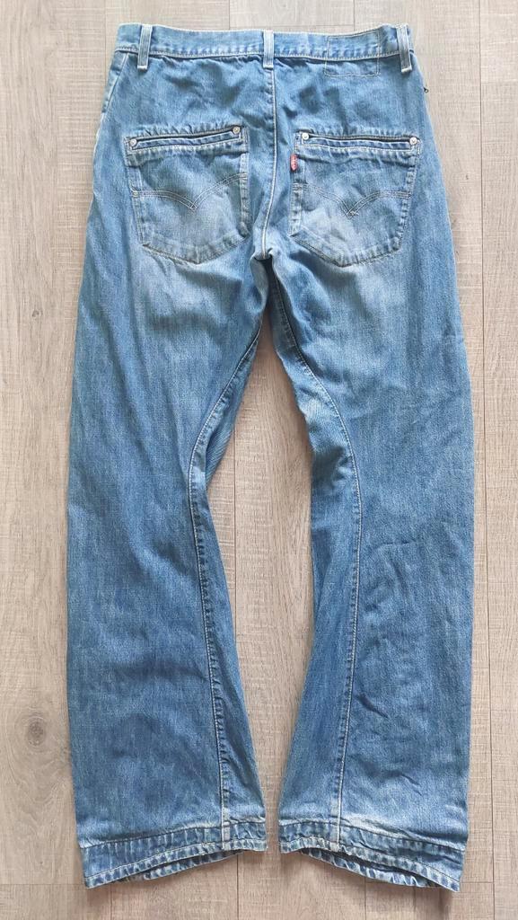 Vintage y2k Levis Engineered baggy twisted loose jeans 32, Kleding | Dames, Spijkerbroeken en Jeans, Gedragen, W30 - W32 (confectie 38/40)