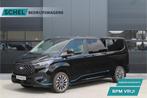 Ford Tourneo Custom 320 2.0 TDCI L2H1 Titanium X DC 170pk -, Auto's, 4 cilinders, Adaptive Cruise Control, Zwart, Diesel