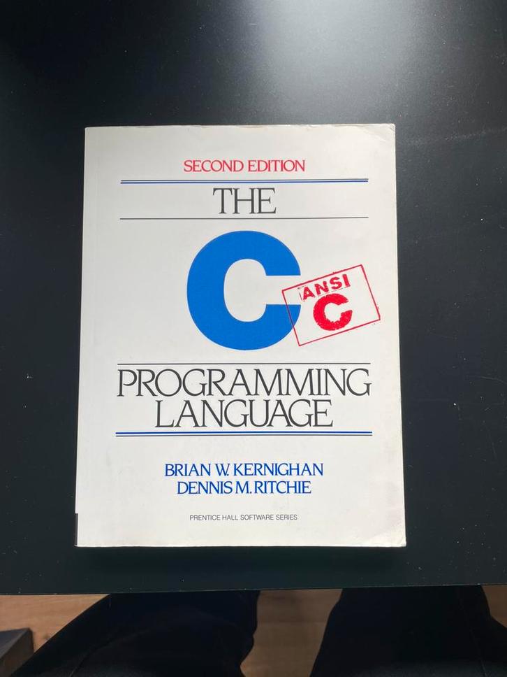 Dennis M. Ritchie - The C Programming Language 2e editie, Boeken, Overige Boeken, Zo goed als nieuw, Ophalen of Verzenden