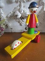 Oud houten trekpopje, Antiek en Kunst, Ophalen of Verzenden