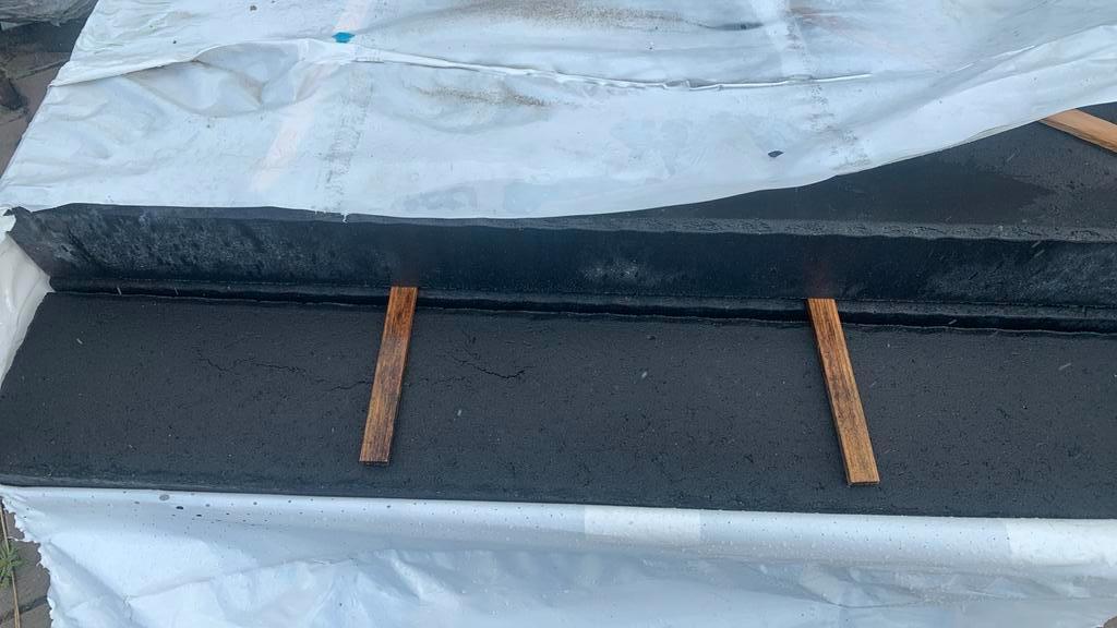 Betonbiels 20x11x120 cm Antraciet B-keus €10,00, Tuin en Terras, Bielzen en Borders, Nieuw, Biels, Beton, Minder dan 25 cm, 100 tot 200 cm