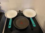 Keuken pannen, Ophalen of Verzenden, Zo goed als nieuw, Rvs, Pannenset