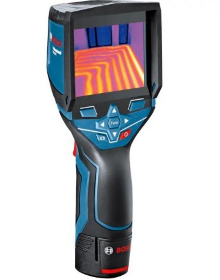 Professionele warmtebeeld camera Bosch GTC 400 te huur, Doe-het-zelf en Verbouw, Meetapparatuur, Temperatuur, Ophalen of Verzenden