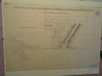 Bouwtekening Poeldijk 1917 tbv bouwhuizen Dijkpolderlaantje  beschikbaar voor biedingen