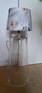 Glazen lampenvoet, Huis en Inrichting, Lampen | Tafellampen, Ophalen, Gebruikt, Glas, Modern