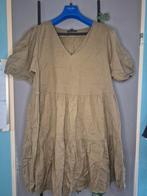 Leuke jurk - Maat 48, Kleding | Dames, Jurken, Bruin, Maat 46/48 (XL) of groter, Ophalen of Verzenden, Boven de knie