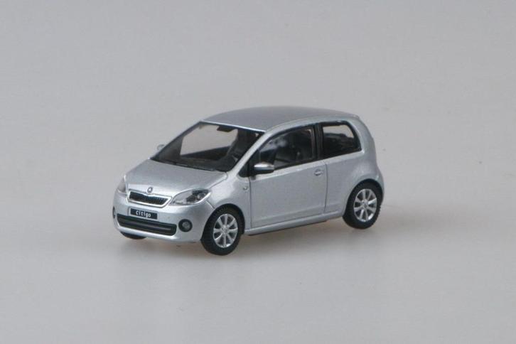 Skoda Citigo Silver Metalic, Hobby en Vrije tijd, Modelauto's | Overige schalen, Nieuw, Auto, Ophalen of Verzenden